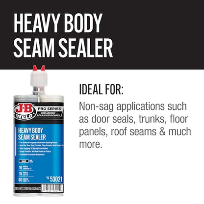 J-B Weld Heavy Bodied Seam Sealer - 200ml - 2 Mixers Included - size: 200ml