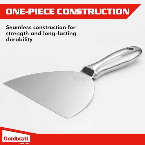Goldblatt 6" Putty Knife, Stainless Steel Joint Knife with Flexible Blade