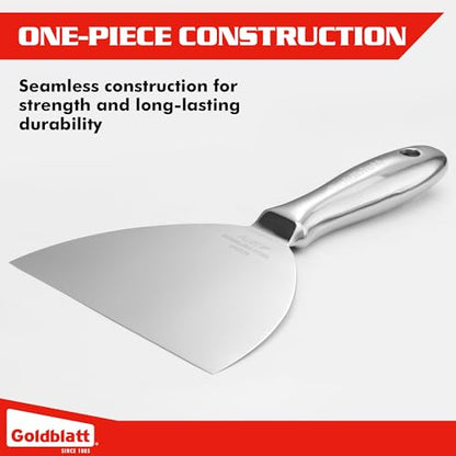 Goldblatt 6" Putty Knife, Stainless Steel Joint Knife with Flexible Blade