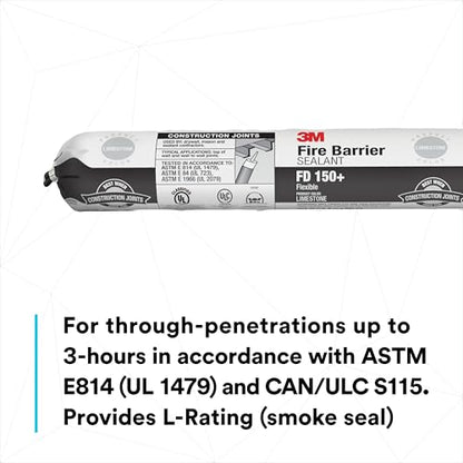 3M Fire Barrier Sealant FD 150+, Red, 28 fl oz Cartridge - color: Red, size: 28 fl oz