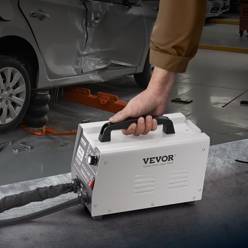 VEVOR Stud Welder Dent Repair Kit, 1.8KW Spot Welder Dent Puller with Auto/Manual Welding & 7 Versatile Modes, 110V Auto Body Spot Welding Dent Puller Machine for Car, Truck Dent Repair - style: Auto/Manual Welding