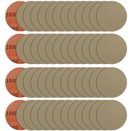 50 Pcs 2" Wet Dry Sandpaper, 10000 Grit, Hook & Loop - style: 10,000 Grit