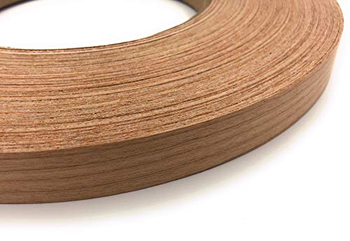 EDGE SUPPLY EASYEDGE Cherry 15/16 inch X 250 ft roll of Plywood Edge Banding – Peel and Stick Strong Adhesive, Easy Application – Real Wood Veneer Edging for Furniture Restoration. Made in USA - size: 15/16 inch X 250 ft