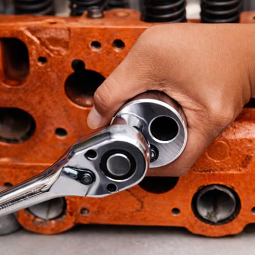 Powerbuilt Stud Extractor Tool, Remove 1/4" to 3/4" Nuts, Broken, or Seized Studs, Grip Damaged Bolts- 648639, Silver