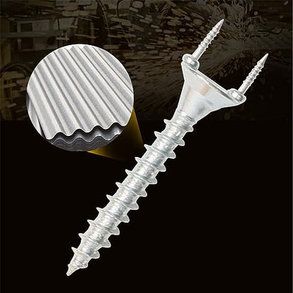 50pcs Solid Wood Baseboard Seamless Nails Double-Headed Self-Tapping Screws Foot Line Nails Invisible Security Screws