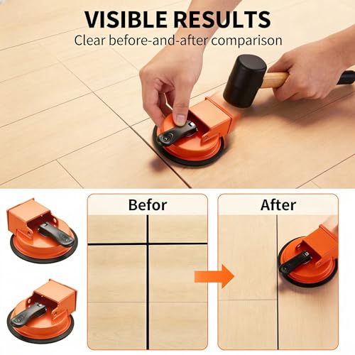 Floor Gap Fixer Tool - Suction Cup Gap Repair Tool for Vinyl Plank, Laminate & LVP Flooring