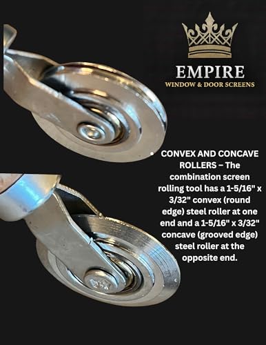 Empire Window & Door Screens Screen Spline Roller Tool/Repair Kit