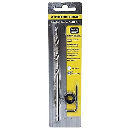 Pocket Hole Drill Bit for Pocket Hole jig Woodworking Step Drill Bits Guide