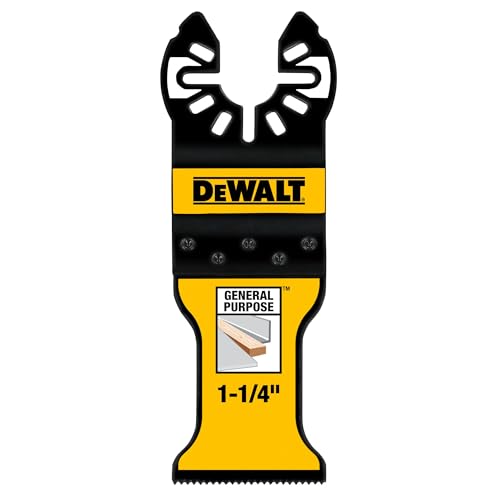 DEWALT 1-1/4 In, Titanium Oscillating Tool Blade For Wood with Nails, 3 Pack, (DWA4203-3) - size: One Size