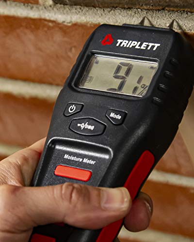 Triplett Pin Moisture Meter for Wood and Building Materials with Audible Indicator (MS100)
