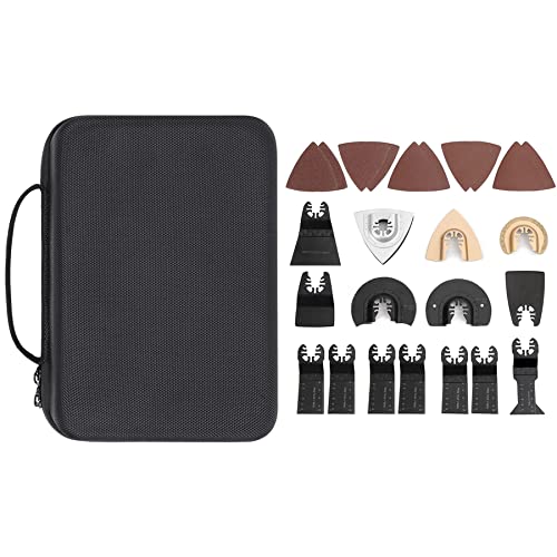 khanka Hard Case for Metal Wood Oscillating Saw Blades Multitool Blades Kit