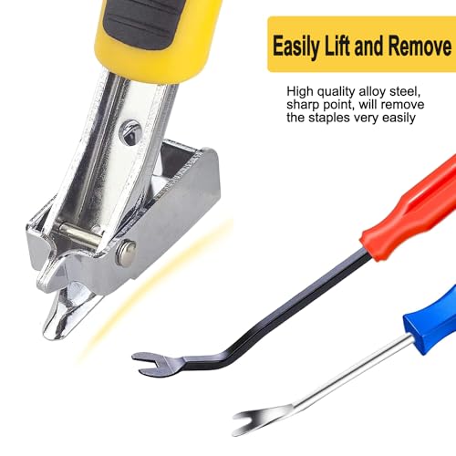 3Pcs Staple Remover Heavy Duty Upholstery Staple Puller Tool