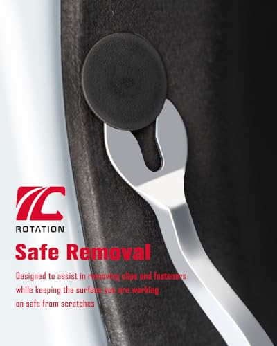 ROTATION Auto Trim Panel Car Door Upholstery Removal Tool - color: Red-U tip