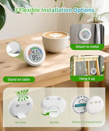 Digital Indoor Thermometer Hygrometer with Humidity Monitor