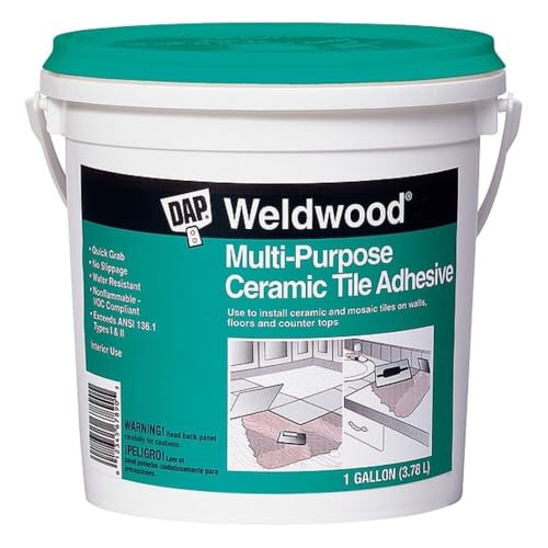 DAP 25192 Mp Ceramic Tile Adh Gal, Off-White - size: gallon