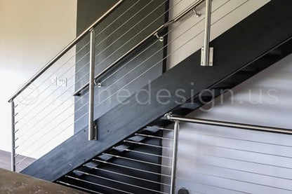 Handrail Bracket Stainless Steel 316 Redshift Quasar (Satin Stainless Steel) - color: Satin Stainless Steel