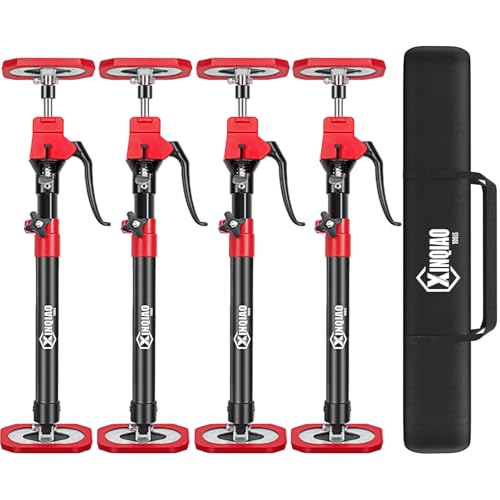 XINQIAO Cabinet Jacks for Installing Cabinets, Heavy Duty Third Hand Tools Adjustable Support Pole from 18.5 in to 29.5 in, 4 PCS - size: 18.5"-29.5" 4PC