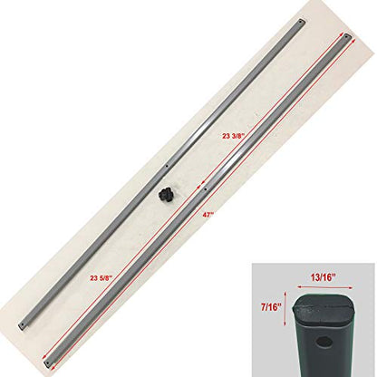 Canopy Repair Kit 2 Truss Bars 47 with Cross Connector for Quest Coleman Quik Shade Ozark Trail Replacement Parts