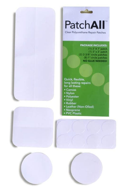 PatchAll Kit Clear Poly Adhesive Vinyl Repair Patch Tape - size: Multi Patch Kit