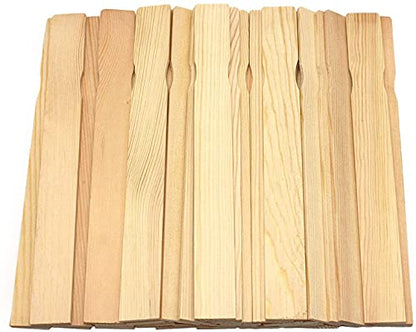 Paint Stir Sticks-Rewiss Bulk 100 PCS 14in Length Bamboo Craft Sticks Natural Color Paint Stir Sticks - size: 14 Inch(100pcs)