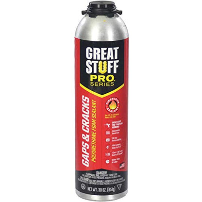 GREAT STUFF PRO Gaps & Cracks 30 oz Spray Foam Insulation Sealant - style: 30 oz