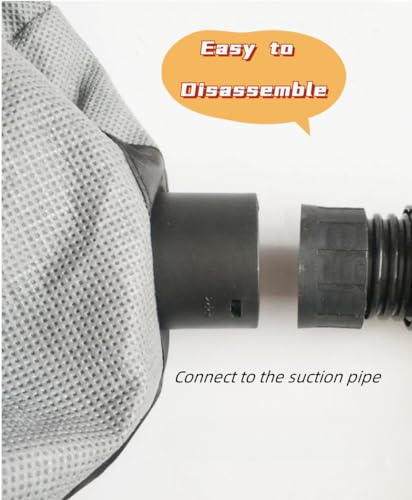 Kikeep Drywall Sander Dust Collection bag Wall Grinding Machine Collection Bag Drywall Sander Attachment (1 Pack) - style: 1 Pack