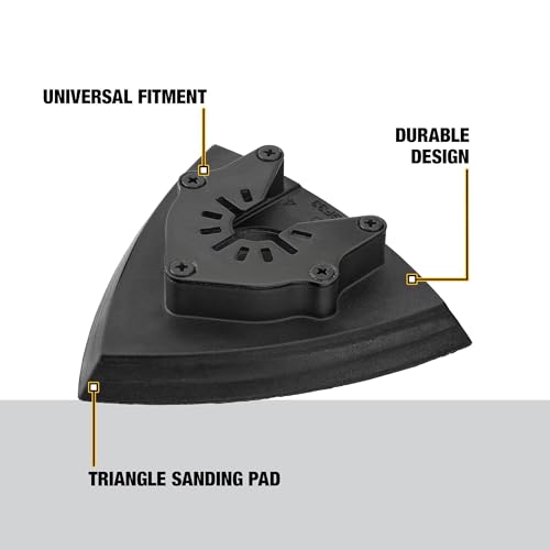 DEWALT Sanding Pad For Oscillating Tool (DWA4200), Black