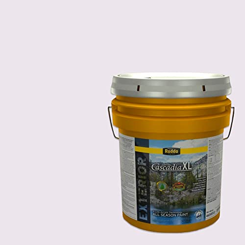 Rodda Paint CASCADIA XL Exterior Satin Paint & Primer in One, 5-Gallon, Easter Bunny - color: Easter Bunny, size: 640 Fl Oz (Pack of 1)