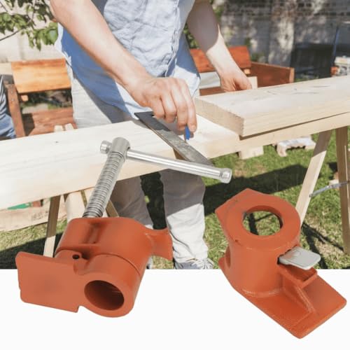 1/2 inch Pipe Clamp Jaws Vise Fixture Set Woodworking Tool Kit