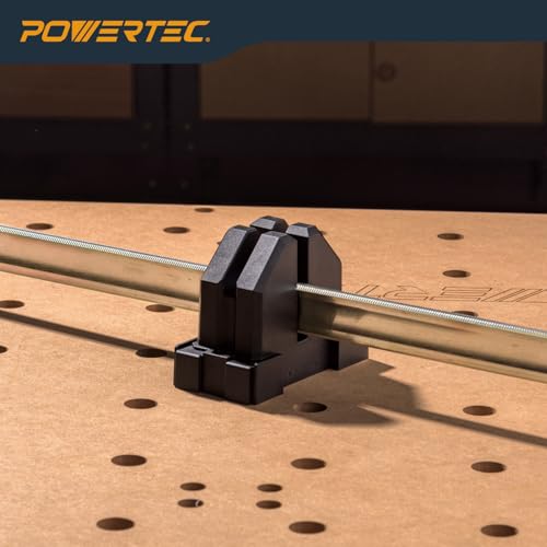 POWERTEC Parallel Clamp Blocks, 4 Pack - for Cabinet Door & Frame Gluing, Compatible with Most Standard Parallel Clamps, Works As Wall Mountable Storage Solution (72155) - style: Parallel Clamp Blocks (4PCs)