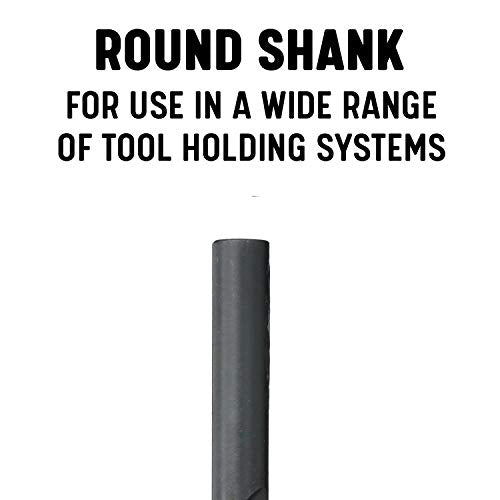Drill America High Speed Steel 25/64" x 10" Extra Length Drill Bit, DWDDL Series - size: 25/64", style: 10" Length, Straight Shank