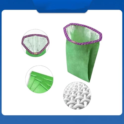 Vacuum Cleaner Dust Collection Bags 20-Pack 107314 Replacement for 6 QT Backpack Vacuum Cleaners, Fits Super Coach Pro 6 & GoFit 10