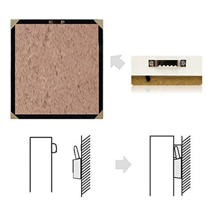 100 Pack Small Steel Sawtooth Picture Hangers with Screws (Silver) - color: Small Silver - 100 Pack