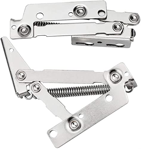 1 Pair Heavy Duty Spring Hinges 80 Degree Cabinet Door 10 kg Load