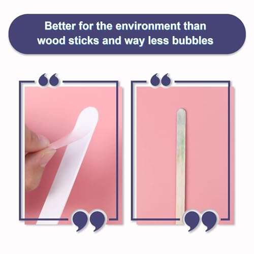 HTVRONT Stir Sticks for Epoxy Resin, 20PCS, 4 Colors - size: F