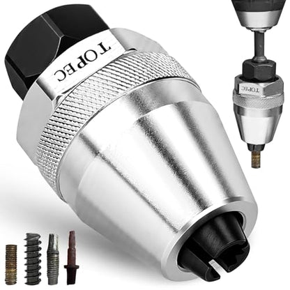 Topec Stud Extractor Tool, 3/8” Drive Broken Bolt Remover - size: 3/8-Inch Drive