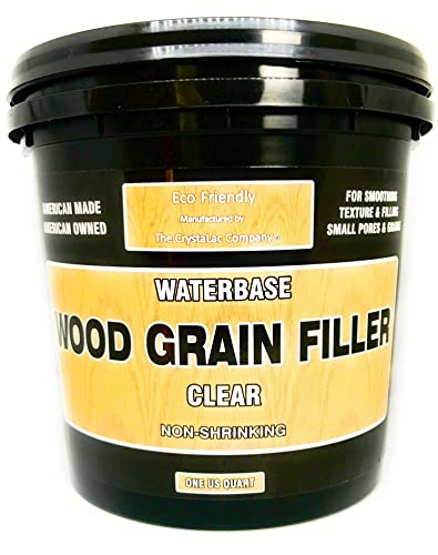 CrystaLac Clear Wood Grain Filler (32oz Quart) - size: Clear