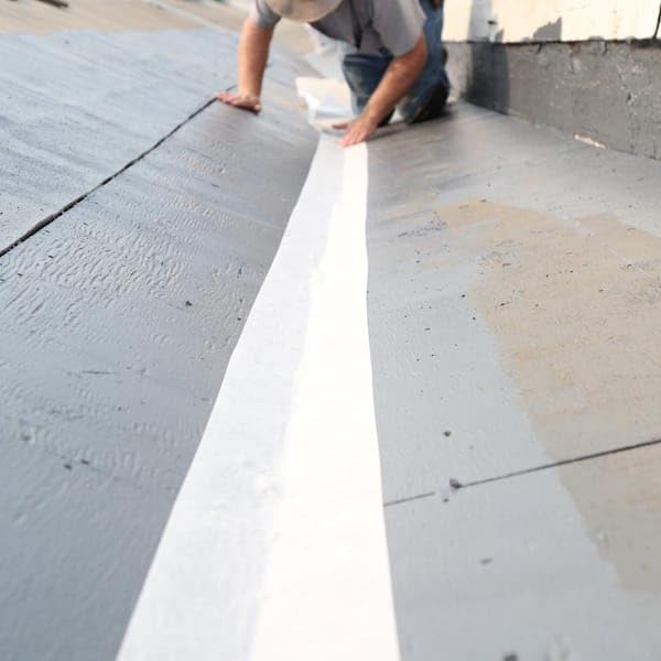 AMES Peel & Stick Seam Tape - 2” x 50’ Roll, Grey - Contouring, High-Strength Self-Adhesive Tape Perfect for Concrete, Metal, Wood and More - Made in The USA (Pack of 3) - size: 2” x 50’ (Pack of 3)