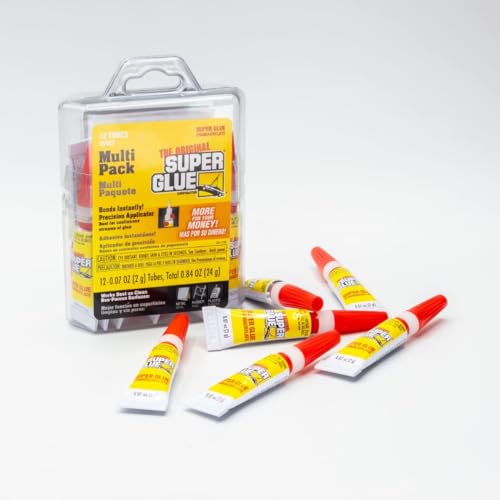 Super Glue 15187, Clear, 12 Count (Pack of 2)