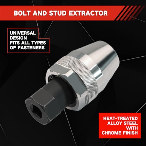 Damaged Bolt and Stud Extractor Tool, Grips and Removes 1/4” to 1/2” Studs