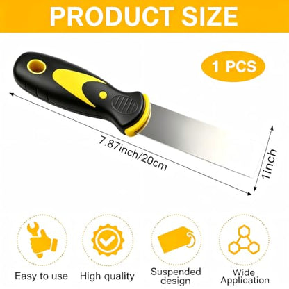 1pcs 1in Putty Knife Scraper Spackle Knife Tool for Repairing Drywall - size: 1 in