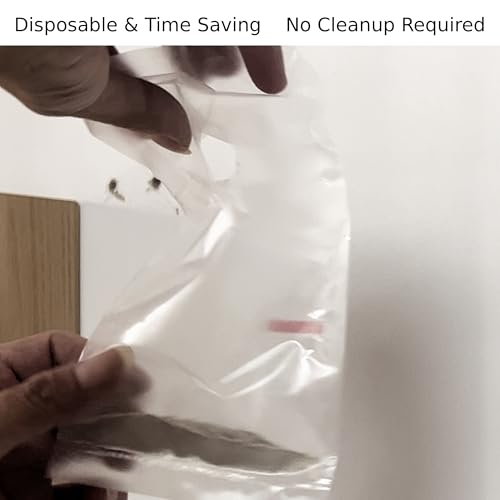 DAMILA Adhesive Drill Dust Collector Bags for Clean Drilling 50-Pack - size: 50 Pack