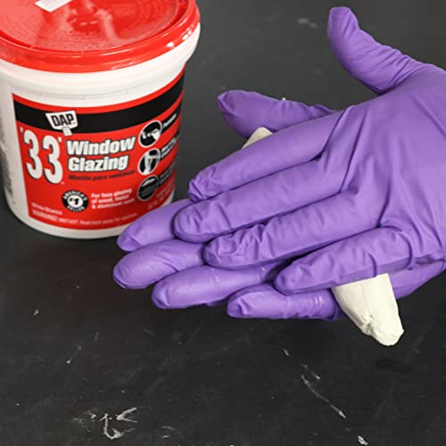 DAP '33' Window Glazing, White, 32 Oz (7079812122) - size: 32 oz
