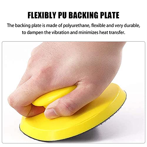 VIBRATITE 5 Inch Round & Mouse Sanding Block, Hook & Loop Hand Sander, 2PCS - size: 5" Round + Mouse