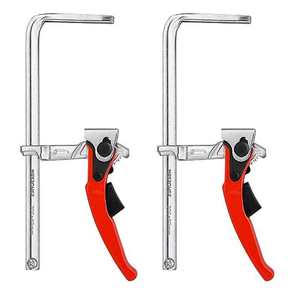 MAXPOWER Ratcheting Table Clamp, 7 7/8" Capacity, 530 LBS, Quick Release - size: 7 ⁷/₈" Ratcheting