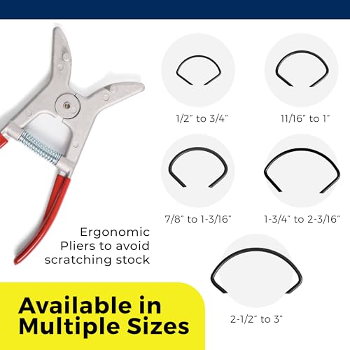 Miter Spring Clamps DESIGNED FOR WOODWORKING PROJECTS | 8 To A Package 11/16" to 1" | Woodworking - Picture Frames - Crown Molding - Wood Trim and More (11/16" to 1" Miter Spring Clamp) - size: 11/16" to 1" Miter Spring Clamp