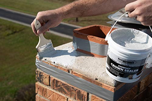 MasonryDefender Chimney Crown Sealer - Brushable Waterproof Sealant Prevents Leaks - 1/2 Gallon