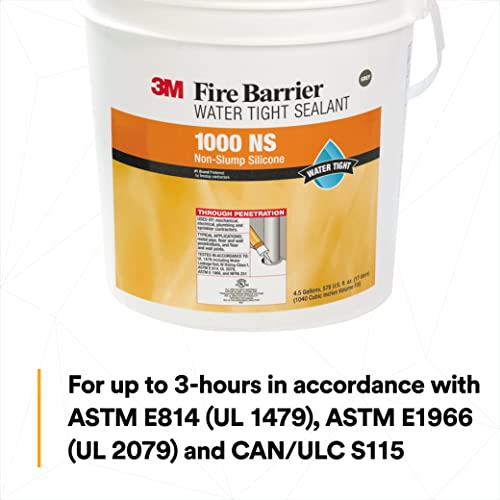 3M Fire Barrier Water Tight Sealant 1000 NS, Gray Color, Single Component