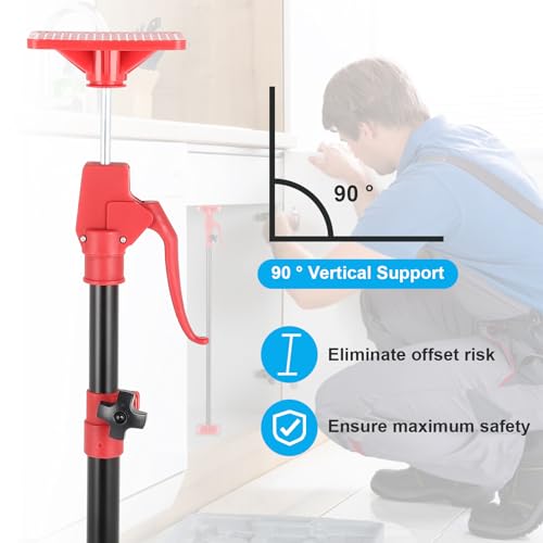 Cabinet Jack Support Pole, 4 Pack 45-114 in Adjustable Heights Support Pole - size: 4 Pack-45"-114"