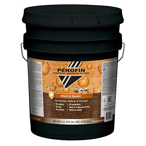 Penofin Stain & Sealer, 5 Gallon, Ebony